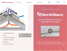 Tablet Screenshot of ezventnclosure.com